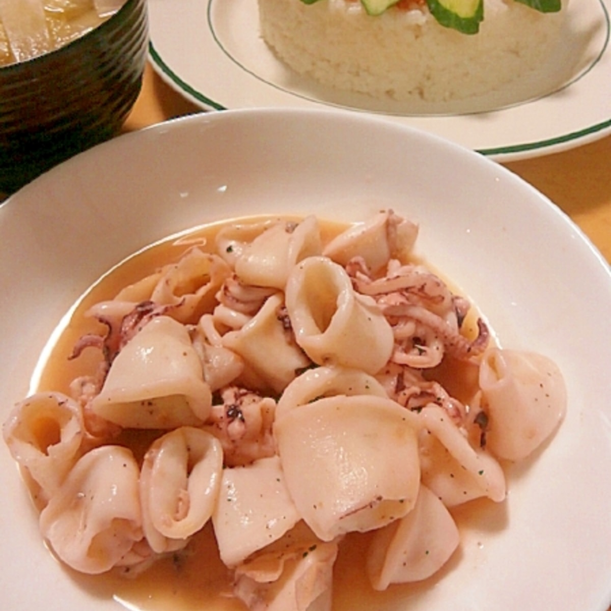 超簡単 ヤリイカのバター炒め おつまみにも レシピ 作り方 By はちわれ413 楽天レシピ 超簡単 ヤリイカのバター炒め おつまみにも レシピ 作り方 By はちわれ413 楽天レシピ